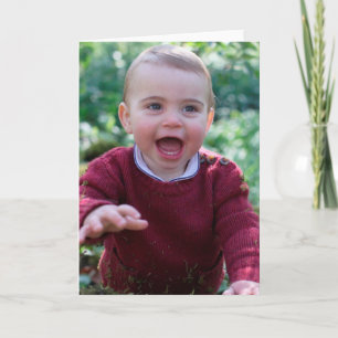 Prince Louis celebrates 1st Card