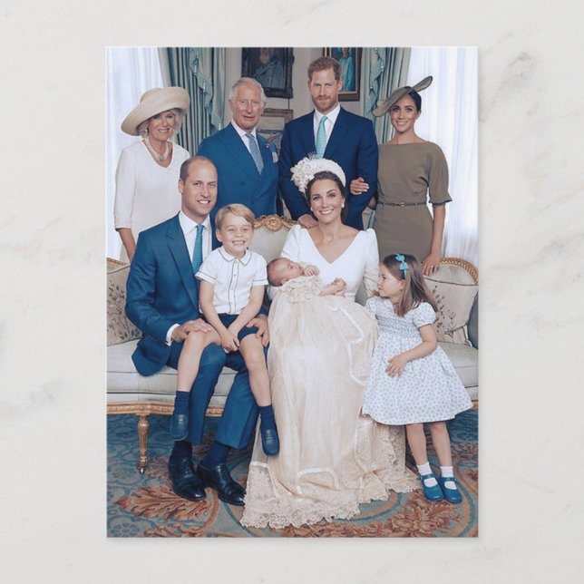 Prince Louis christening July 2018 stylised Postcard (Front)