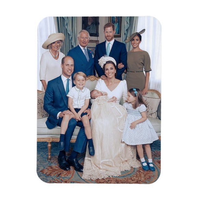 Prince Louis christening July 2018 stylized Magnet (Vertical)