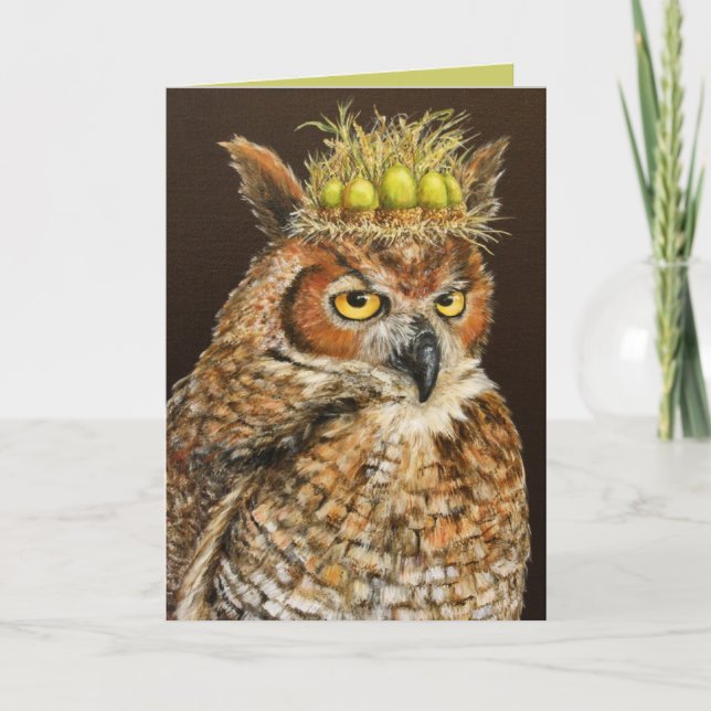 Prince Moore the owl card (Front)