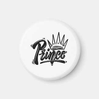 Prince Name with Crown tshirt Magnet