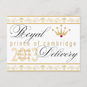 Prince of Cambridge Souvenir Post Card