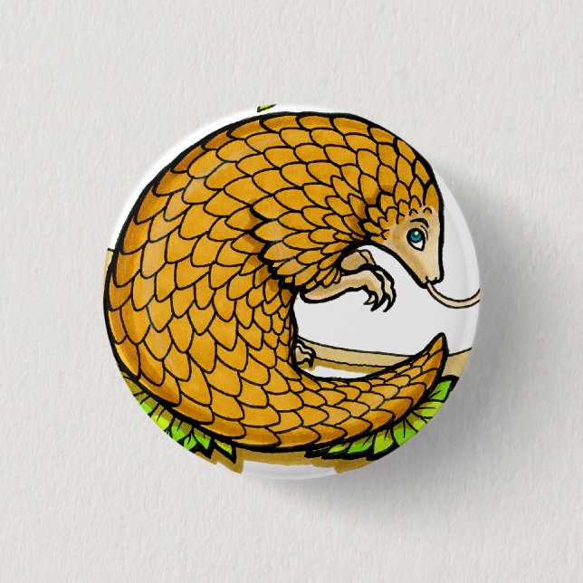 Prince of Pangolins Button (Front)