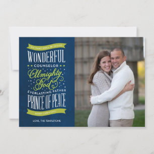 Prince of Peace Christmas Photo Card