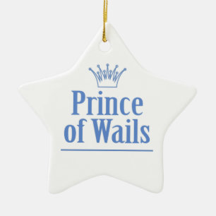 Prince of Wails / Princess of Wails v2 Ceramic Tree Decoration