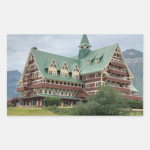Prince of Wales Hotel - Waterton, AB Rectangular Sticker