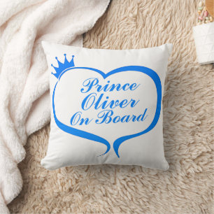 "Prince On Board"  Cushion