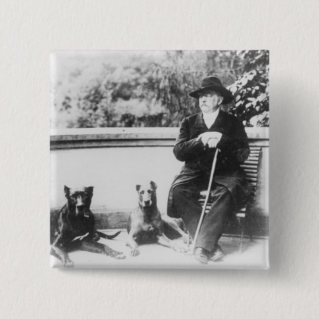 Prince Otto of Bismarck-Schoenhausen 15 Cm Square Badge (Front)