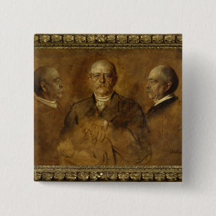 Prince Otto von Bismarck, 1884 15 Cm Square Badge