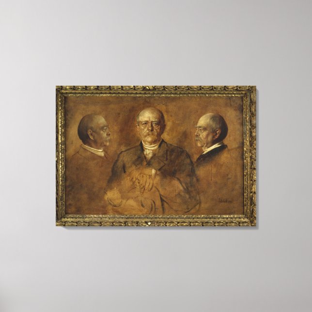 Prince Otto von Bismarck, 1884 Canvas Print (Front)