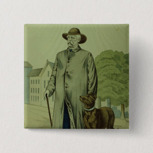 Prince Otto von Bismarck in Friedrichsruh 15 Cm Square Badge