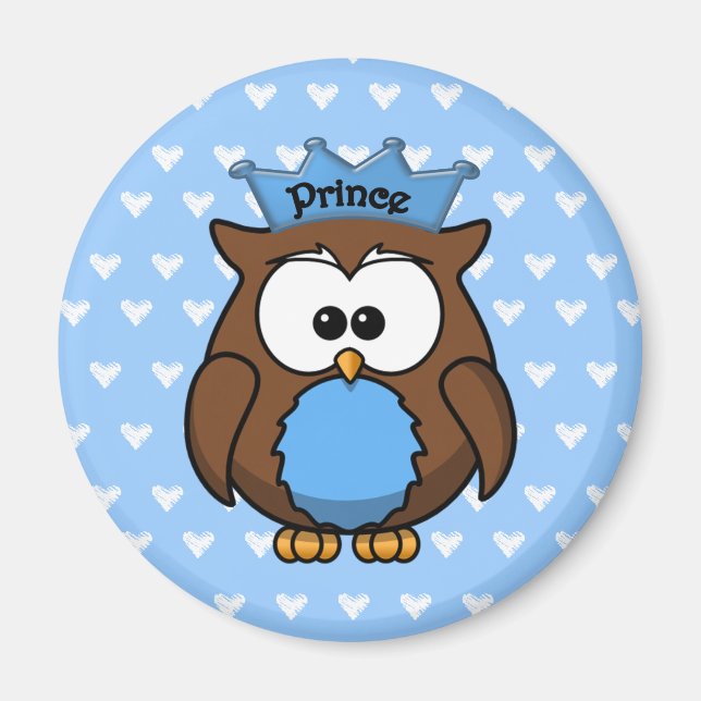 prince owl magnet (Front)