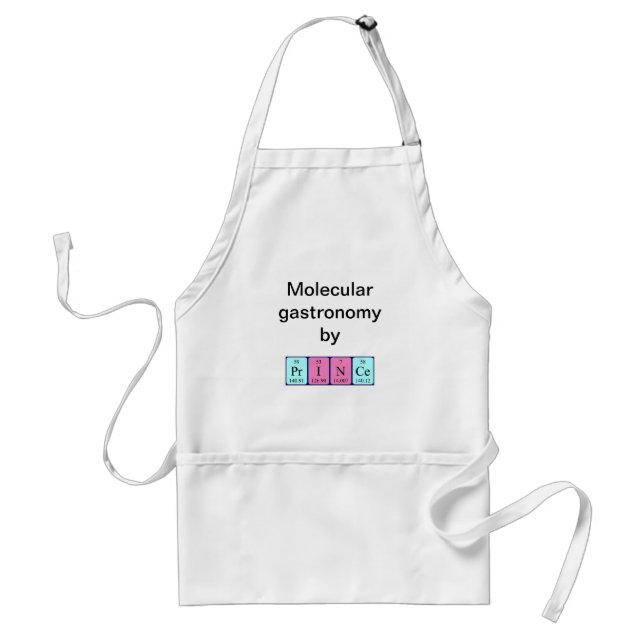 Prince periodic table name apron (Front)