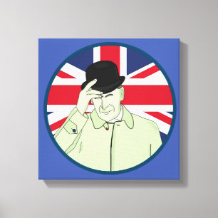 Prince Philip Duke of Edinburgh Canvas Print