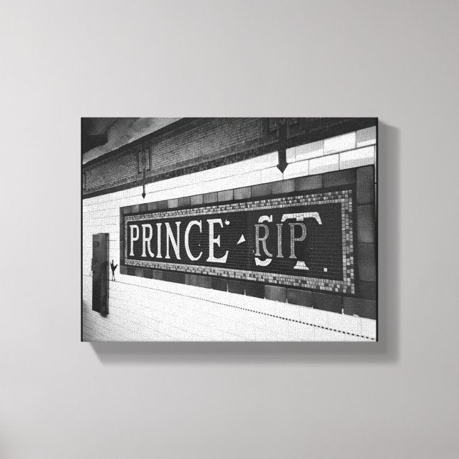 Prince (RIP) Canvas Print (Front)