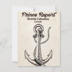 Prince Rupert, British Columbia Nautical poster