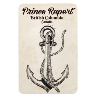 Prince Rupert, British Columbia Nautical poster Magnet