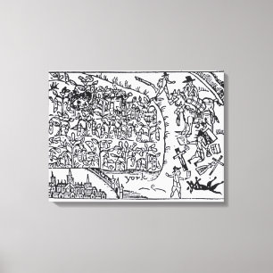 Prince Rupert Hiding in a Bean Canvas Print