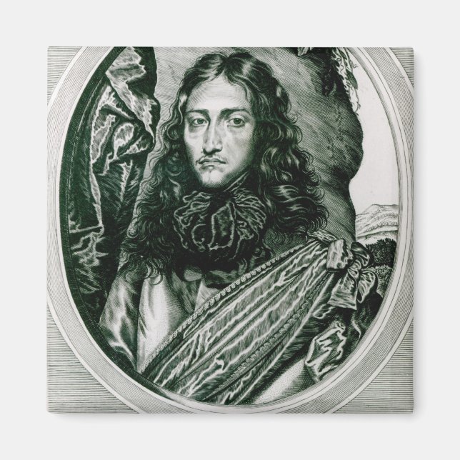 Prince Rupert of the Rhine engraved by William Magnet (Front)