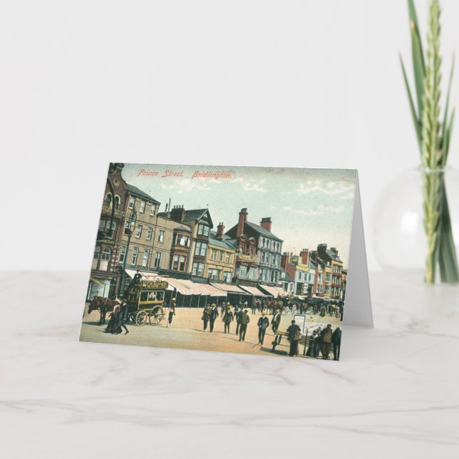 Prince Street, Bridlington (1900) Greeting Card (Front)