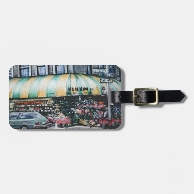 Prince Street Corner Luggage Tag (Front Horizontal)