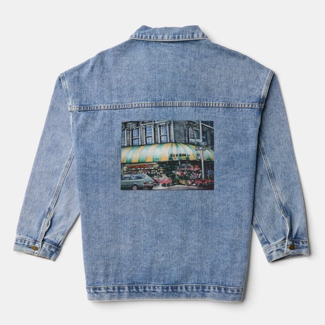 Prince Street Corner, NYC Denim Jacket (Back)