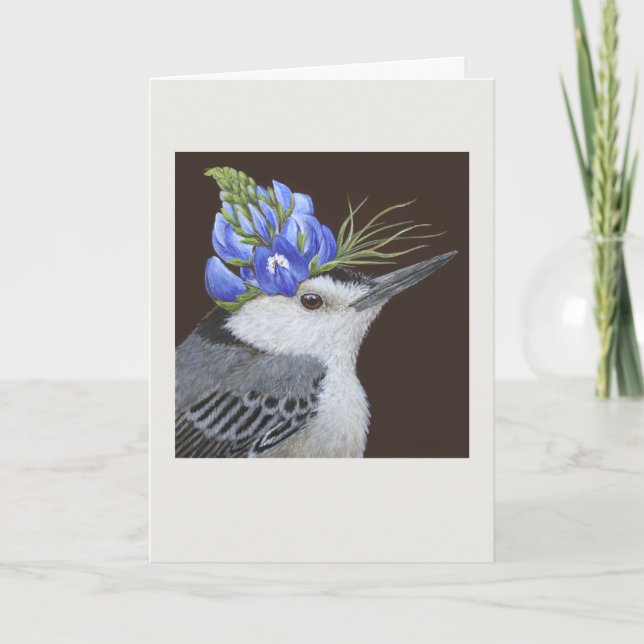 Prince the nuthatch card (Front)