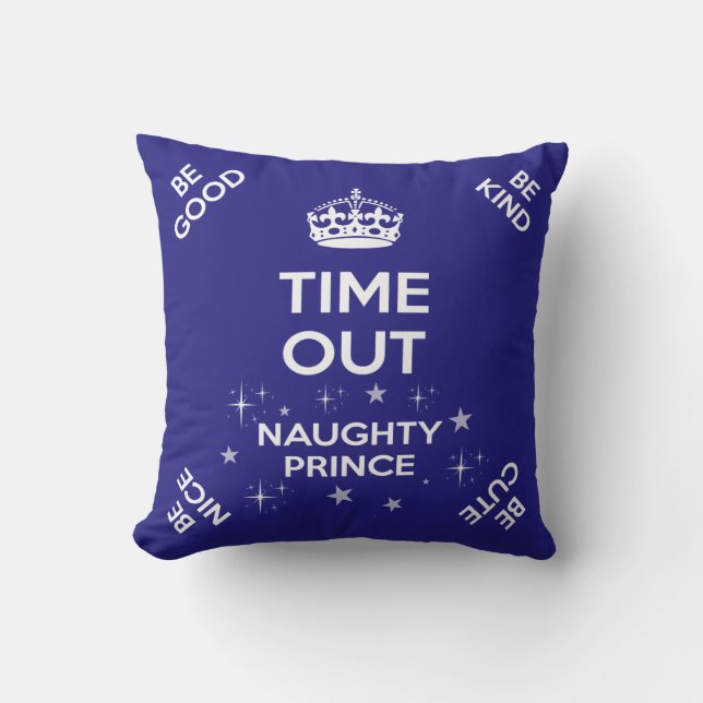 Prince Time Out/Naughty Seat Cushion (Front)