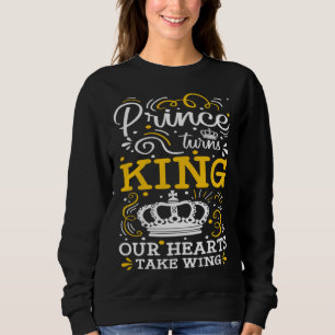 Prince Turns King Our Hearts Take Wing Coronation  Sweatshirt