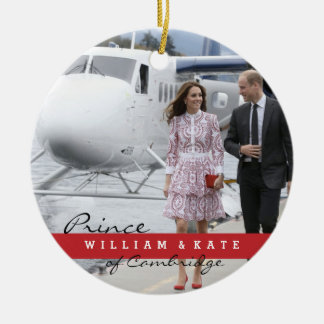Prince William and Catherine Ceramic Tree Decoration