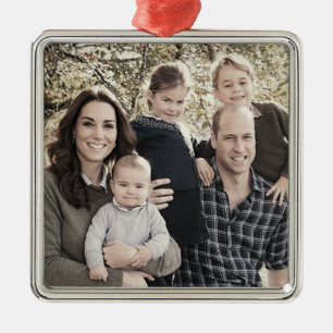 Prince William and family Dec 2018 stylised Metal Tree Decoration