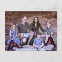 Prince William and family Dec 2021 stylised