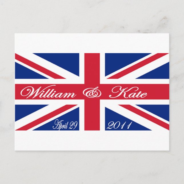Prince William and Kate Postcard (Front)