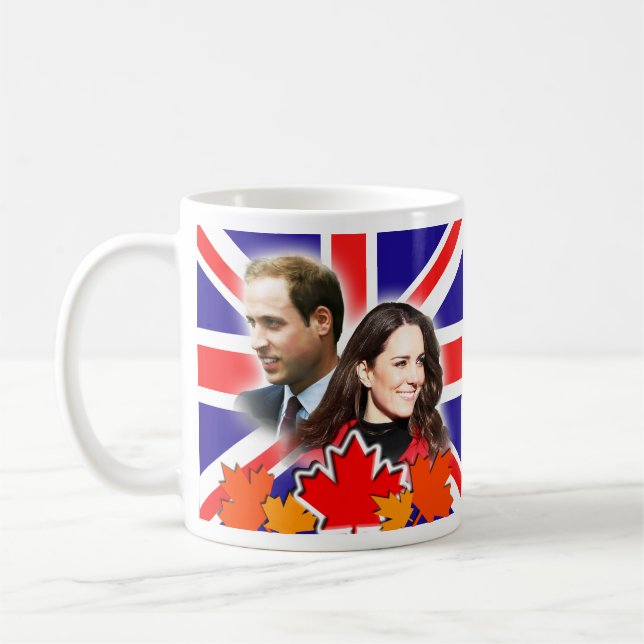 Prince William & Kate Canada Mug (Left)