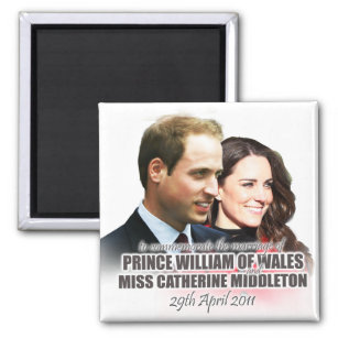 Prince William & Kate Royal Wedding Magnet