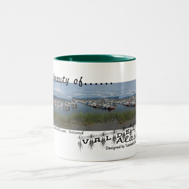 prince william sound, Designed by "Lambert & So... Two-Tone Coffee Mug (Center)
