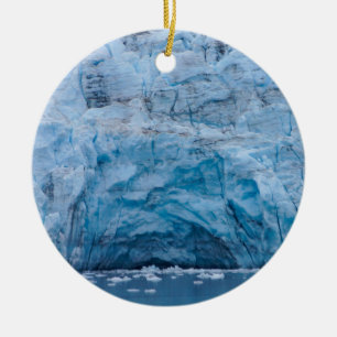 Prince William Sound Glacier Ceramic Tree Decoration