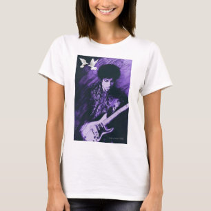 Prince with Doves Digital Art Tshirt by Julie