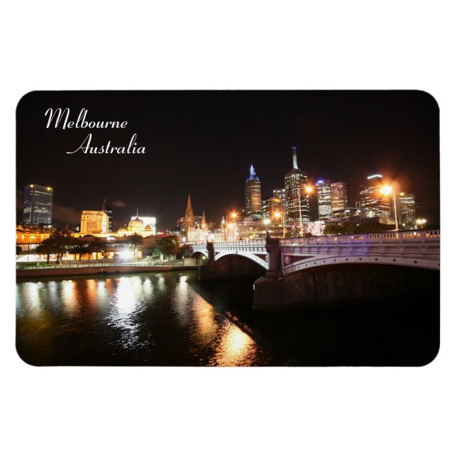 Princes Bridge Melbourne Australia - Magnet (Horizontal)