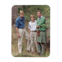 Princes Charles William Harry 1995