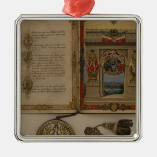 Prince's Diploma investing Otto von Bismarck Metal Tree Decoration