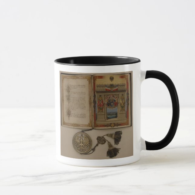 Prince's Diploma investing Otto von Bismarck Mug (Right)