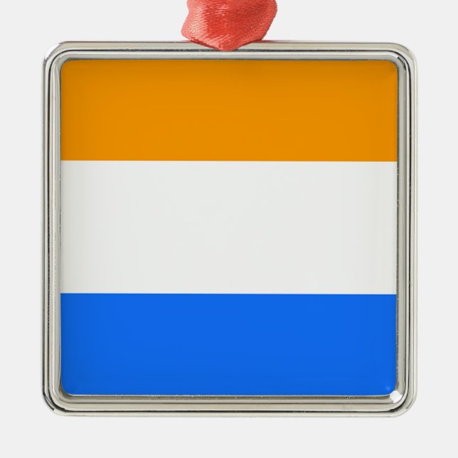 Prince's Flag Metal Tree Decoration (Front)