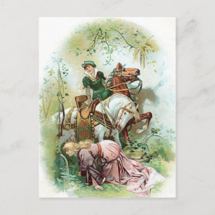 Princes In Pink Dress Postcard