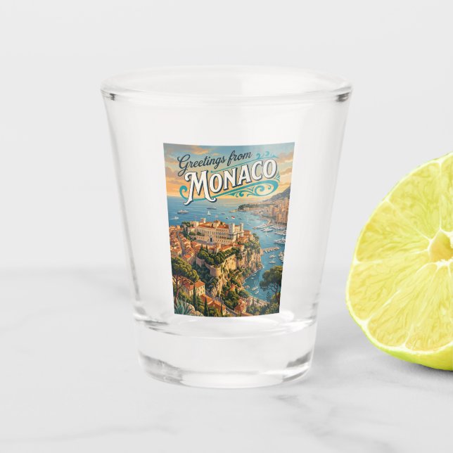 Prince's Palace of Monaco Monaco Shot Glass (Front)