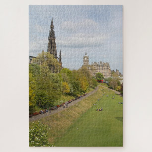 Princes Street Gardens, Edinburgh, Scotland Jigsaw Puzzle