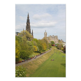 Princes Street Gardens, Edinburgh, Scotland Photo Print