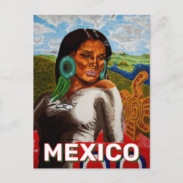 Princesa Atotoztli de Culhuacan Postcard (Front)