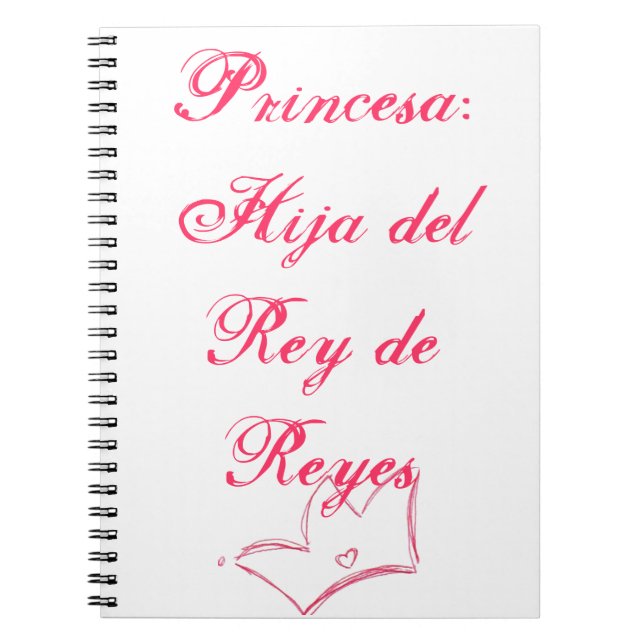 Princesa Notebook (Front)