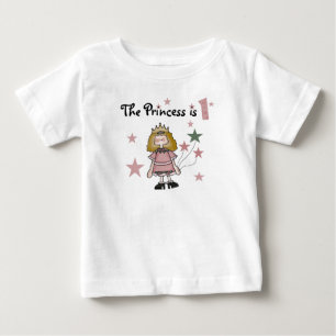 Princess 1st Birthday Baby T-Shirt